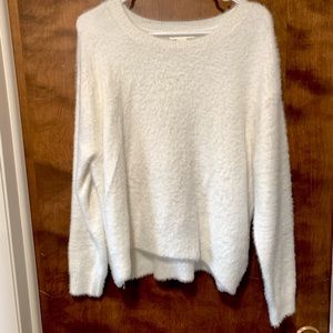 White Sherpa H&M sweater